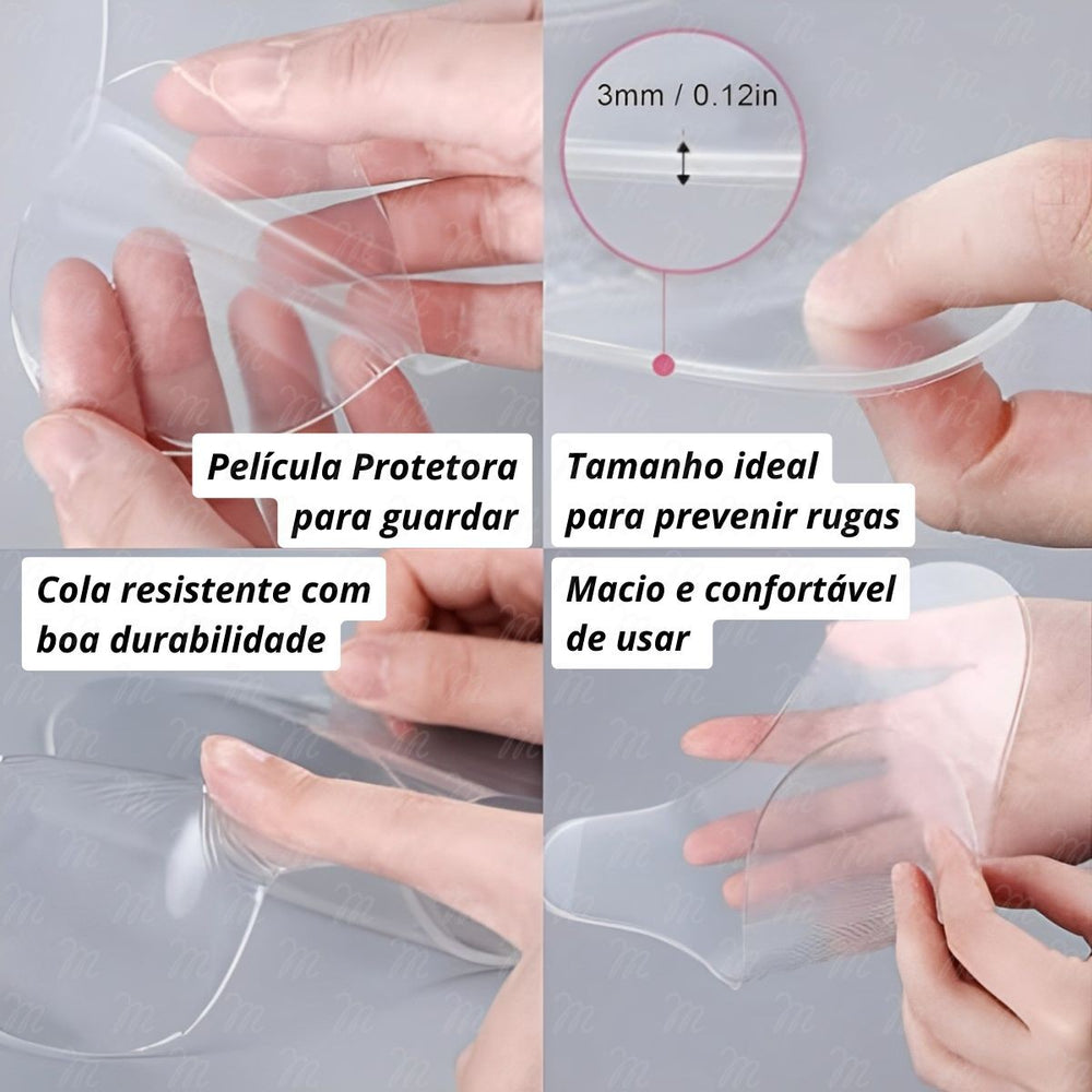 Adesivos Anti Rugas para Rosto Modelo:2 Peças (Boca)