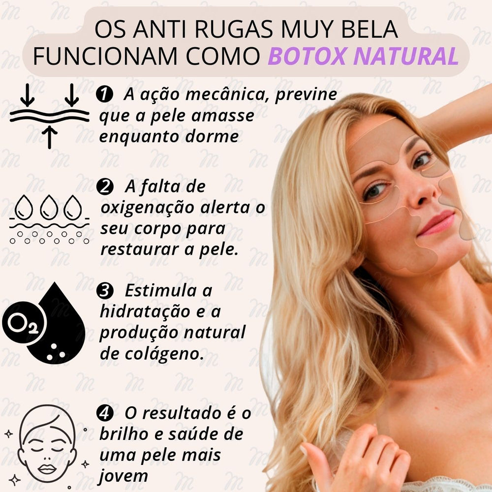 Adesivos Anti Rugas para Rosto Modelo:9 Peças