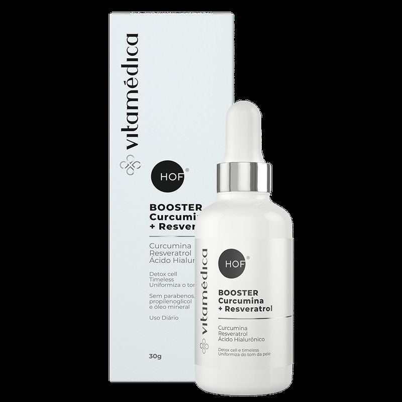 Booster facial Curcumina + Resveratrol – Proteção Antioxidante e Antienvelhecime