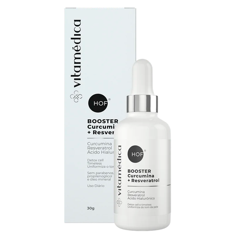 Booster facial Curcumina + Resveratrol – Proteção Antioxidante e Antienvelhecime