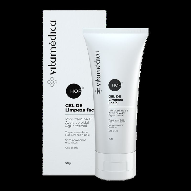 Gel De Limpeza Facial com Pró-Vitamina B5 e Aveia Coloidal – 50g