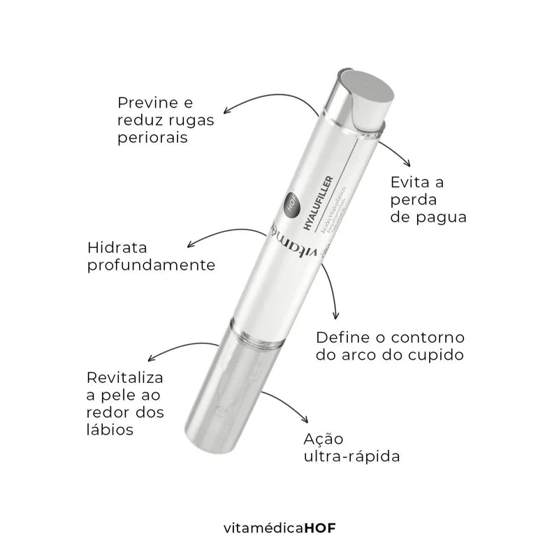 Seda Ultra-Hidratante Hyalufiller – Tratamento Labial com Ácido Hialurônico – 6g