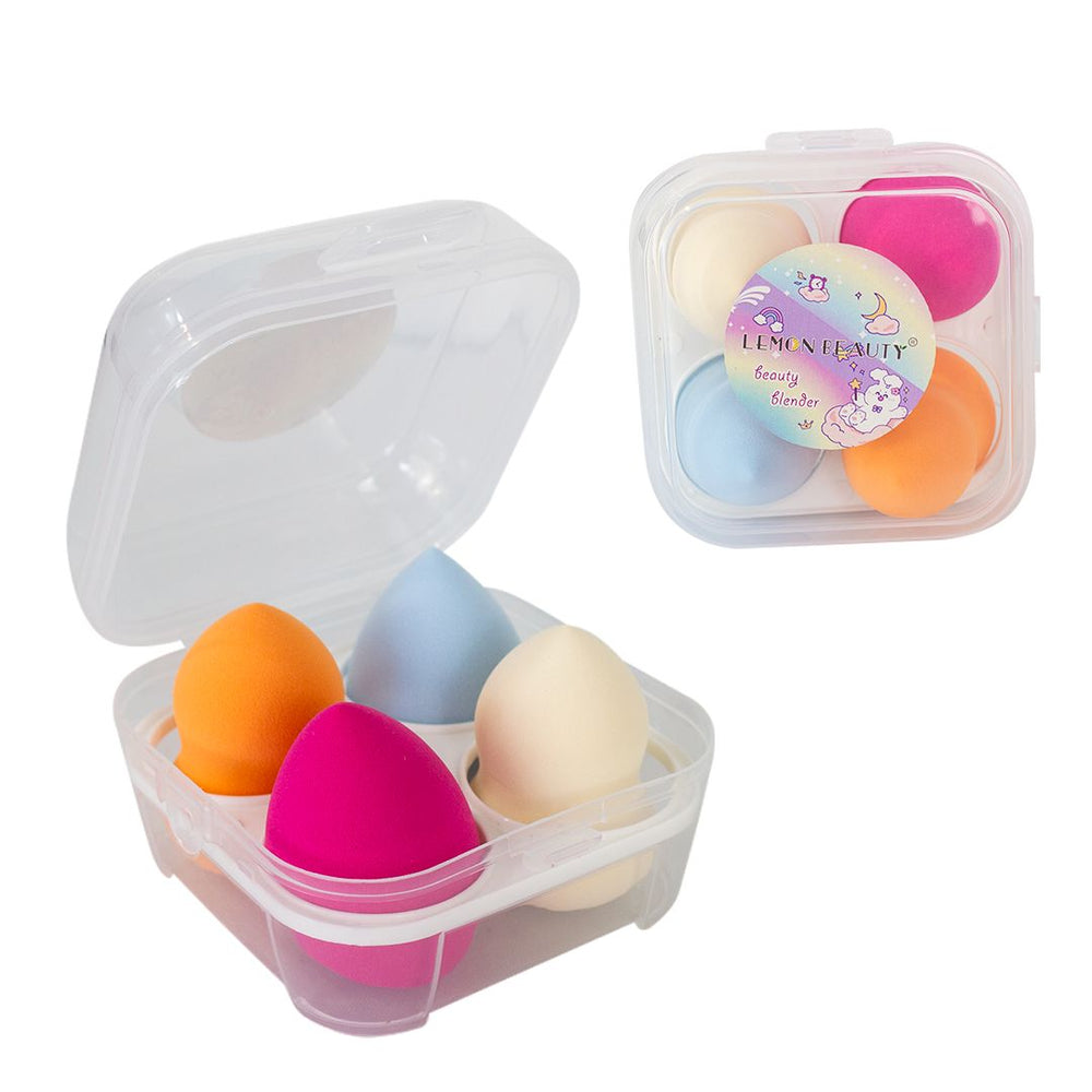 Esponja de Maquiagem Kit C/ 4 (cores sortidas)