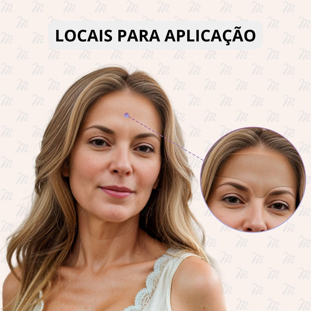 Adesivos Anti Rugas para Rosto Modelo:1 Peça (Testa)
