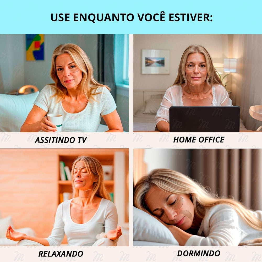 Adesivos Anti Rugas para Rosto Modelo:1 Peça (Testa)